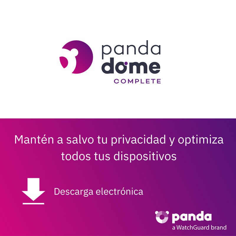 Software Antivirus Panda Dome Complete 3 Licencias 1 Ano Esd Stock